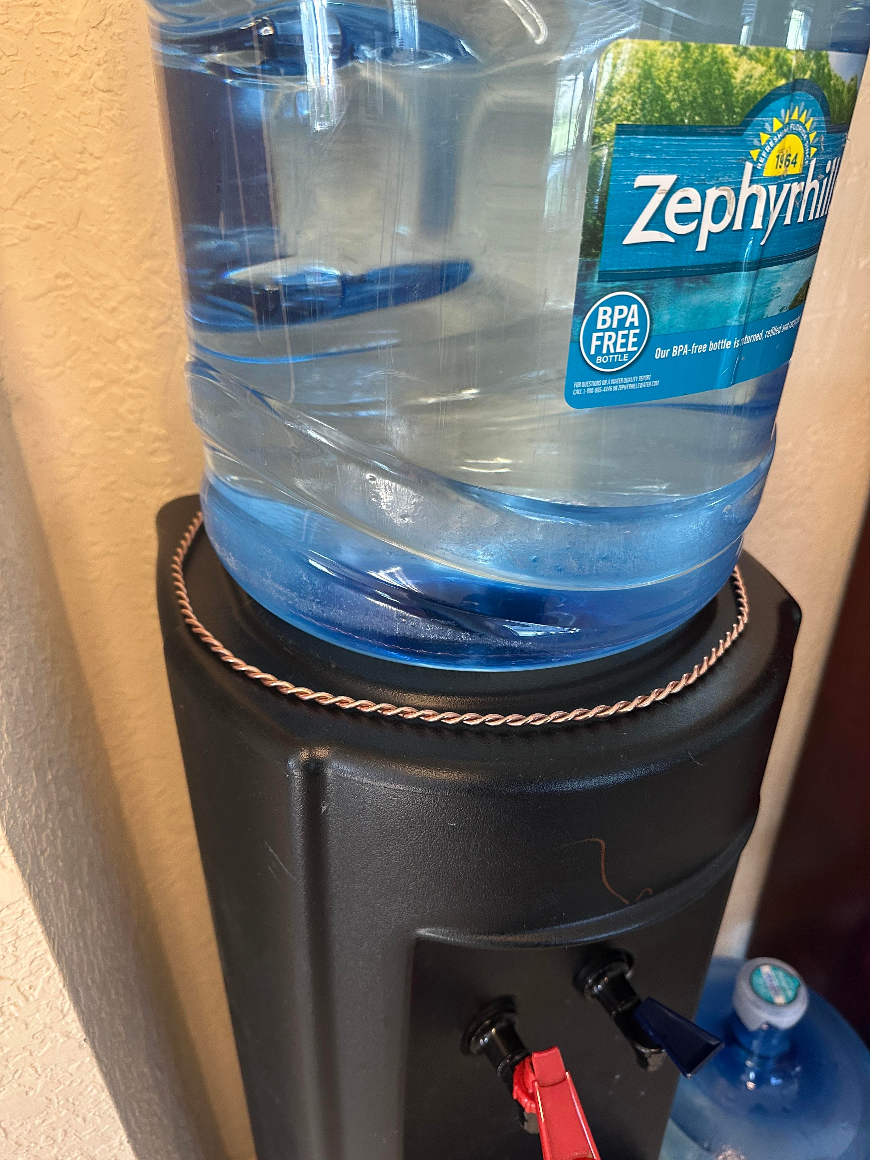 Copper Water-Structuring Tensor Ring for 5-Gallon Water Jugs